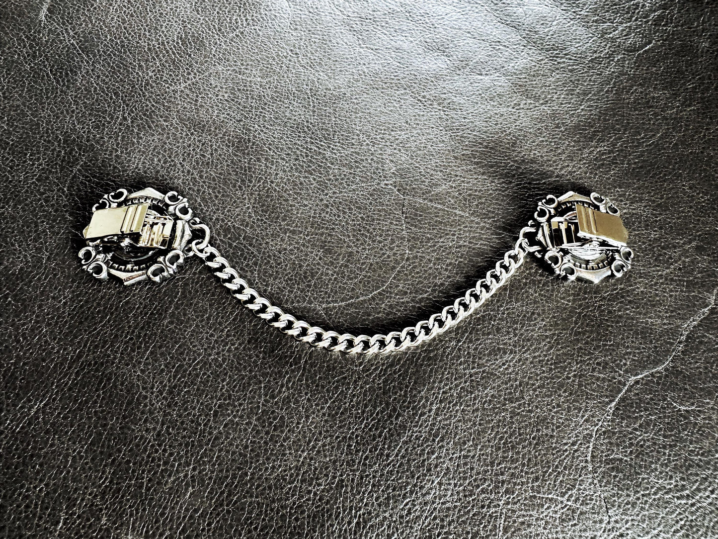 "Viking Star" Cloak Clasp w/ Chain