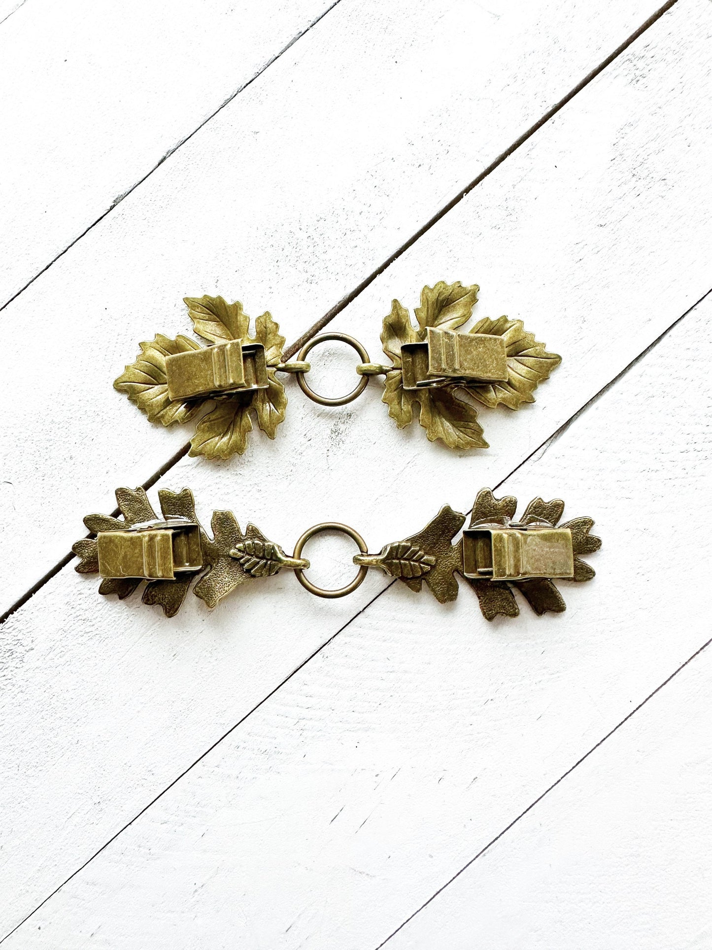 "Terebinth" Bronze Oak Leaf Cloak Clasp