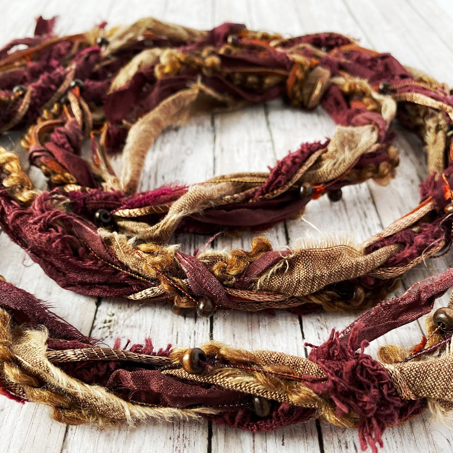 "Boho Rust" Head-Wrap Headband