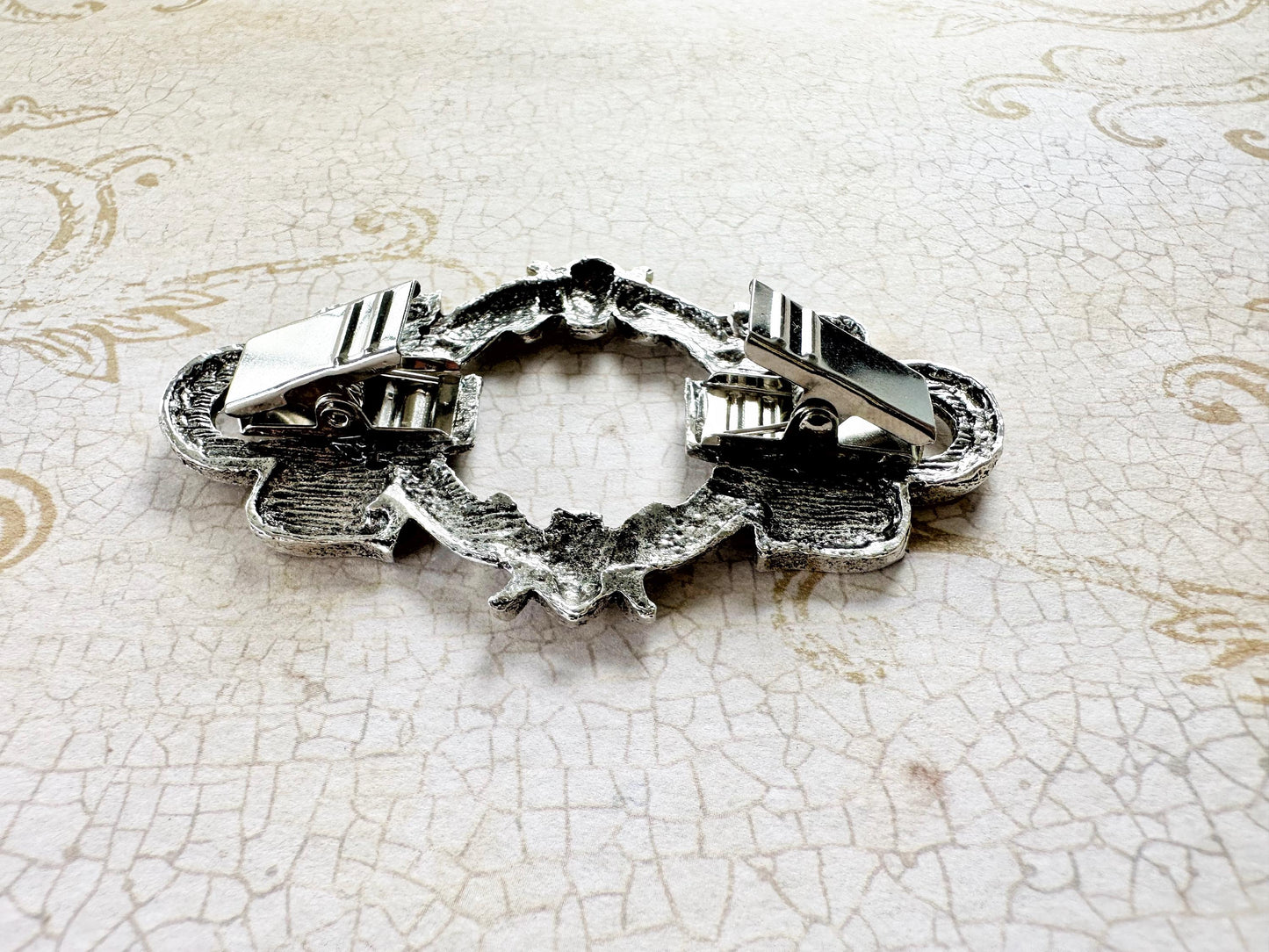 NEW Single Piece Celtic Silver Cloak Clasp