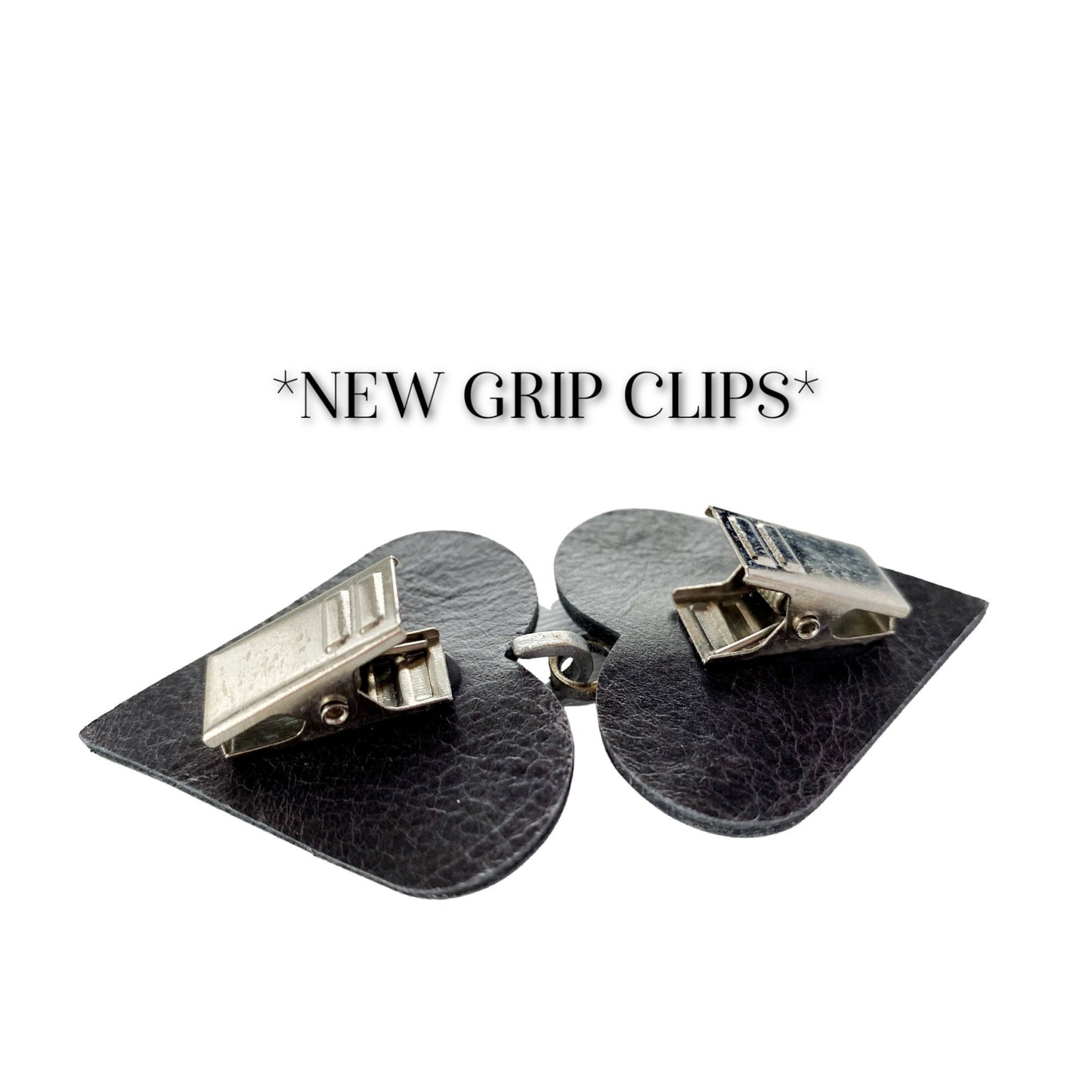 Silver Leaf Cloak Clasp | Sweater Clips |  Metal on Genuine Gray Leather Cardigan Closure | Kardiklips | Steampunk Renaissance Cape | K-009