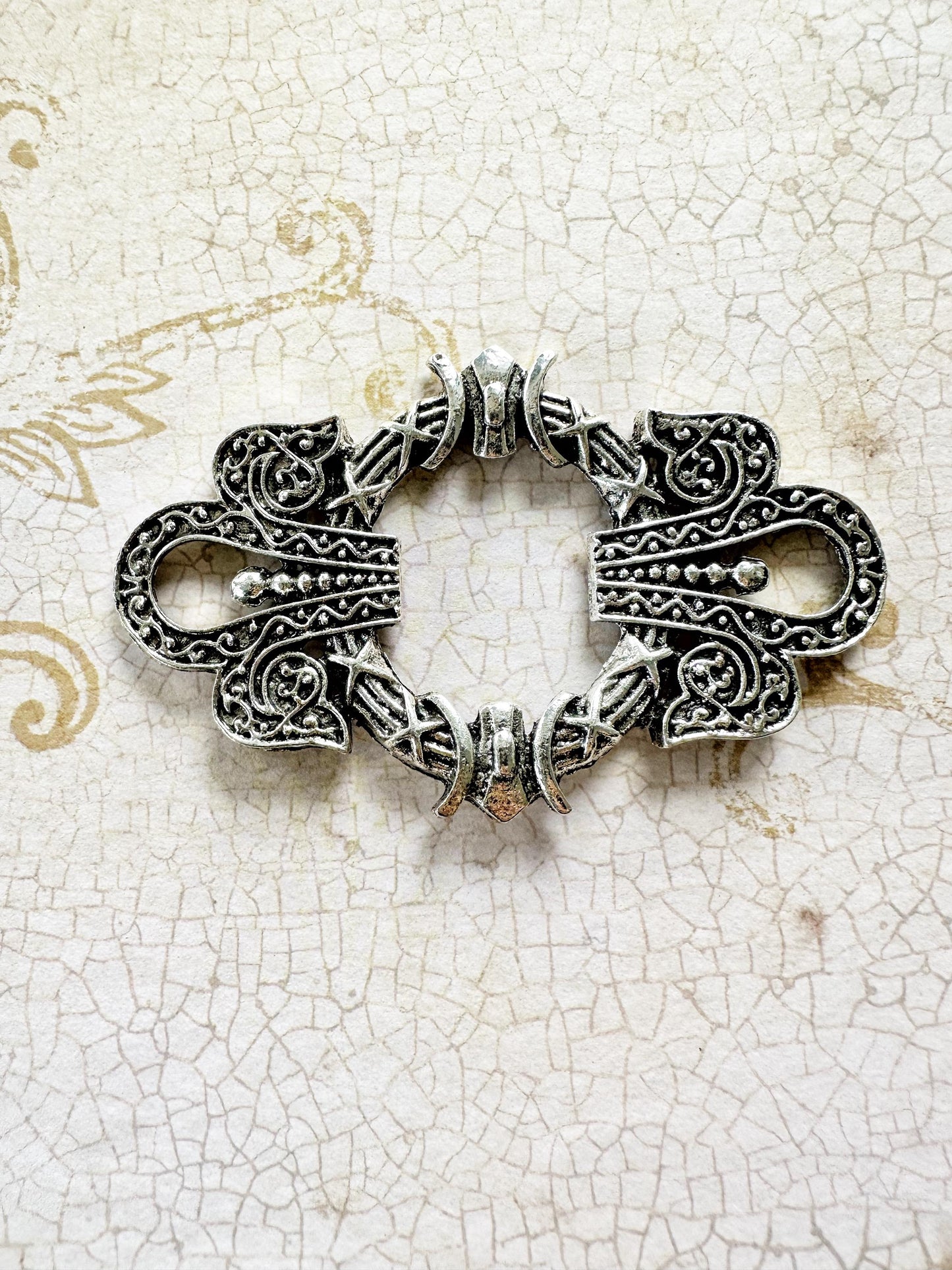 NEW Single Piece Celtic Silver Cloak Clasp
