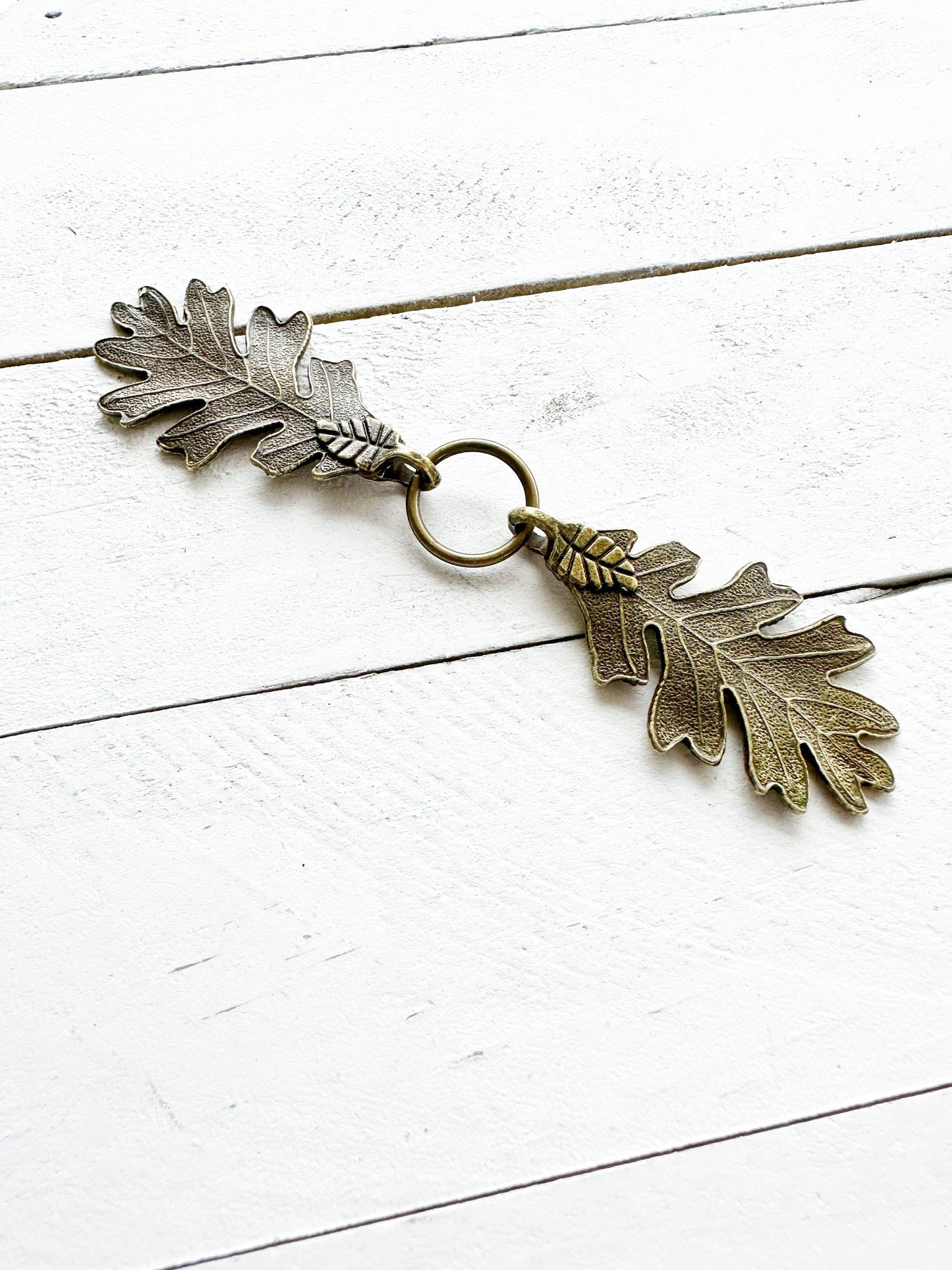 "Terebinth" Bronze Oak Leaf Cloak Clasp