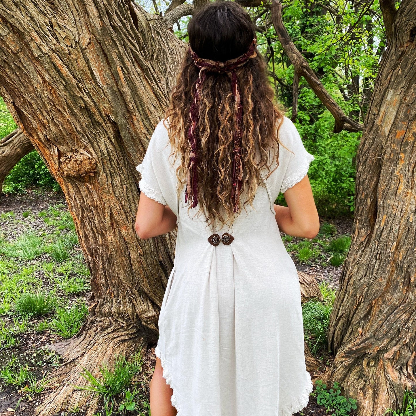 Cinch Clip | Cloak Clasp | Silver & Brown Leather Dress Clips | Waist Cincher | Cardigan Clips | Unique Gift | Scarf Kardiklips | K-121