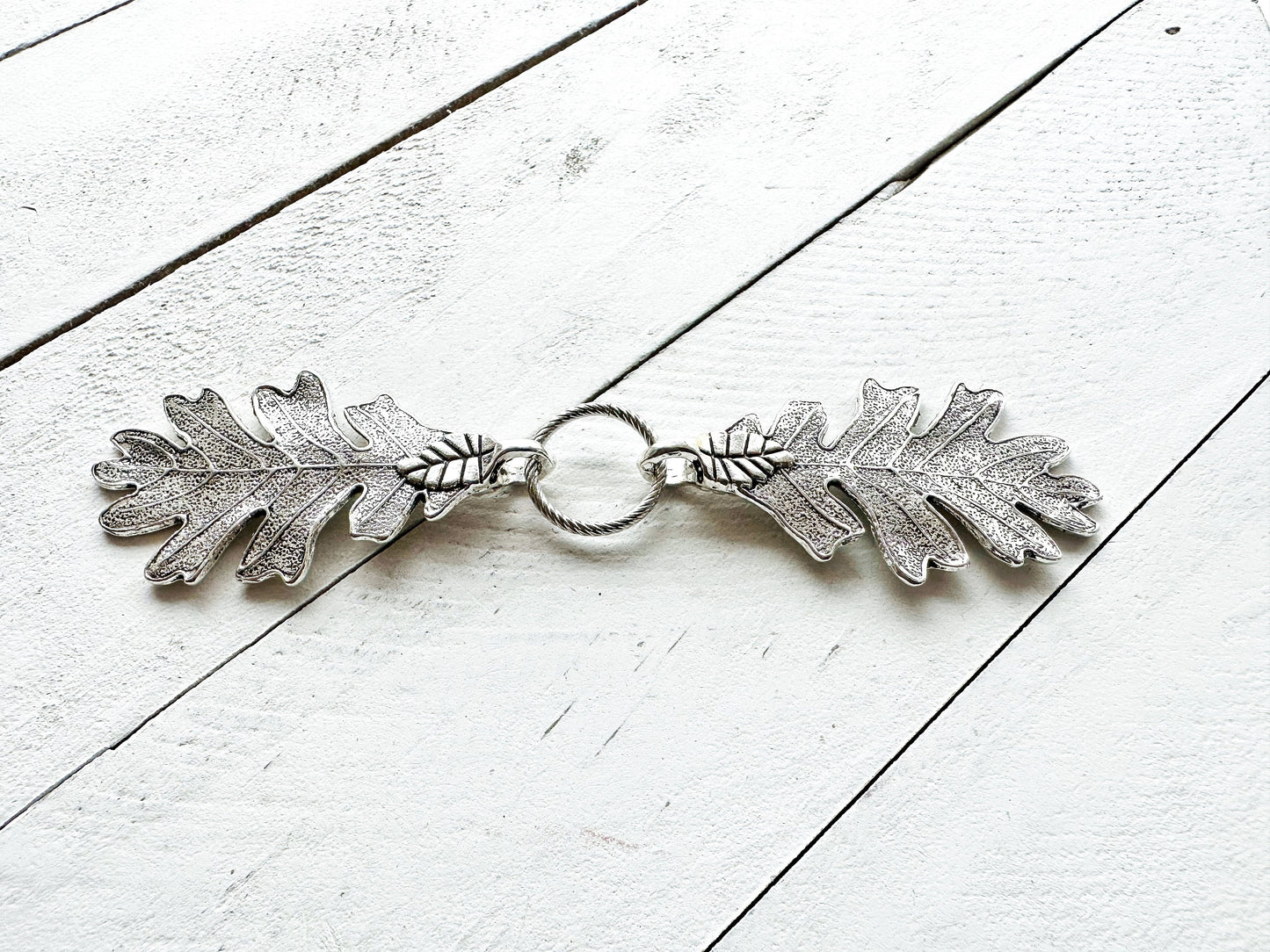 "Terebinth" Cloak Clasps, set of 2 in Silver & Bronze