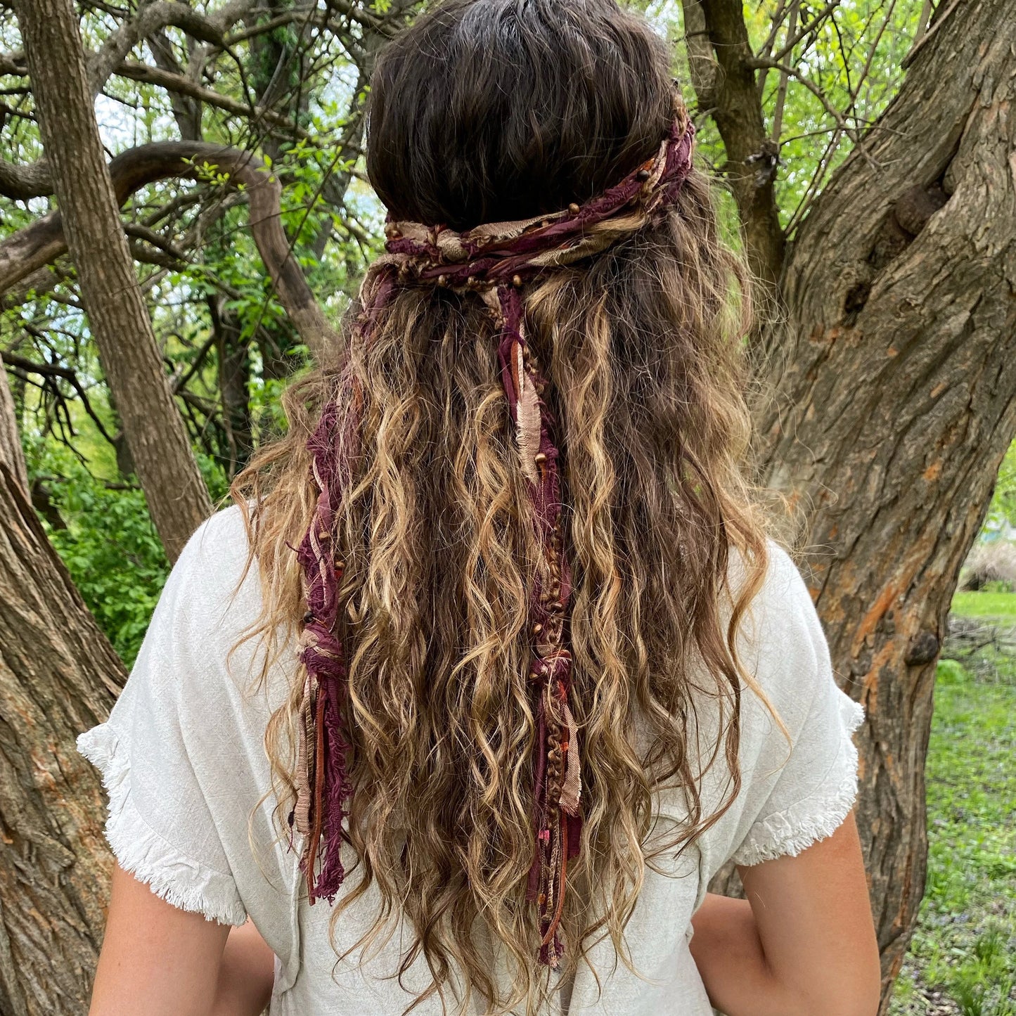 "Boho Rust" Head-Wrap Headband